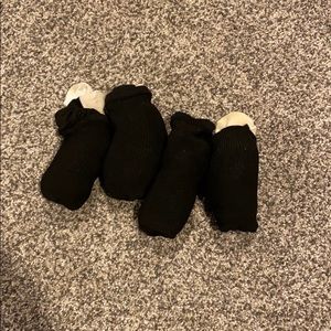 4 pairs of black knee high softball socks